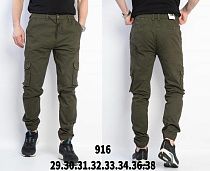 Джинсы Basanjiu 916 khaki - делук