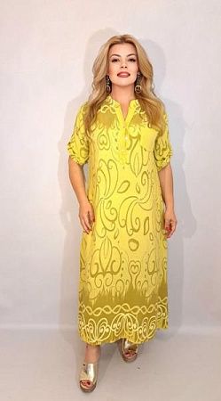 Платье Romeo Life 1122 yellow - делук