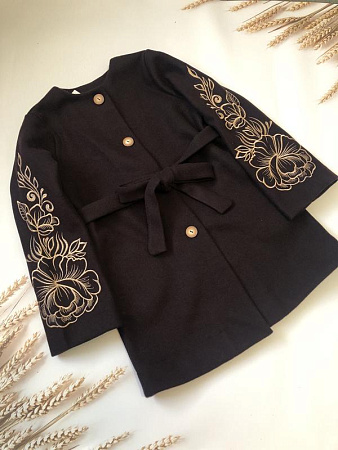 Пальто Moda School M201 brown - делук