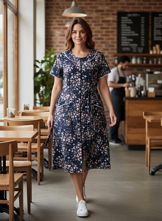Халат Homewear H118 blue - делук