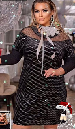 Платье Potok 840 black - делук