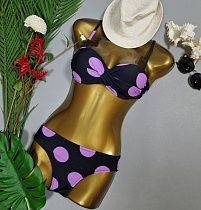 Купальник Dfk 22309 black-lilac - делук