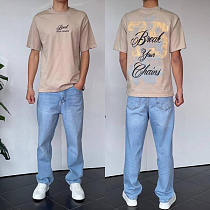 Футболка I8Denim 90570 beige - делук