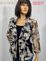 Пиджак Lida S0317 black - делук