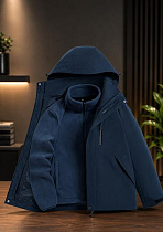 Куртка Dogan DG891 navy - делук