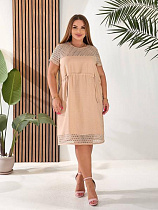 Платье Akulova 2044 beige - делук