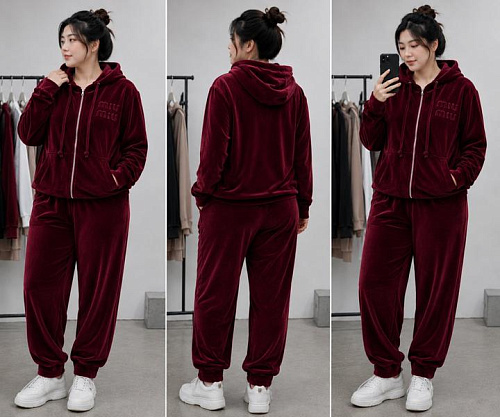 Костюм Спорт Sevim SV3501 wine - делук