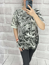 Футболка Karon 4542 grey - делук