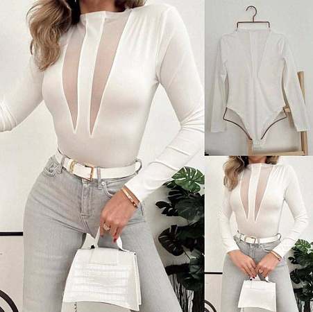 Боди Arina 1441 white - делук