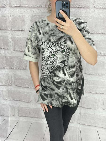 Футболка Karon 4542 grey - делук