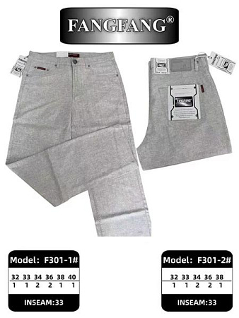 Брюки Resalsa F301-1 l.grey - делук