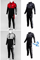 Костюм Спорт Sevim SV3415-2 black-d.grey - делук