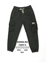 Джинсы God Baron F1957-4 black - делук