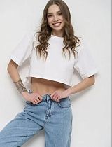 Топ Elena&Vika 54002 white - делук