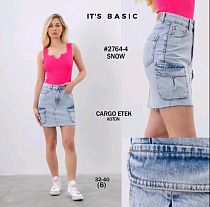 Юбка Jeans Style 2764-4 l.blue - делук