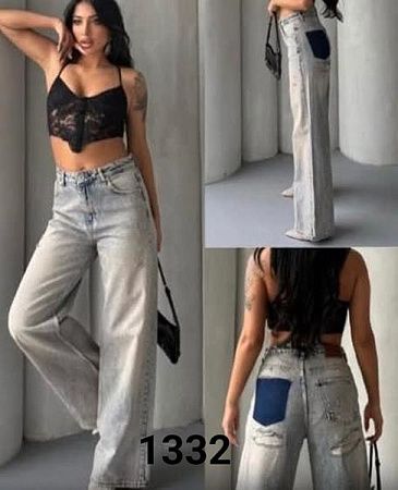 Джинсы Jeans Style 2012-1332 grey - делук