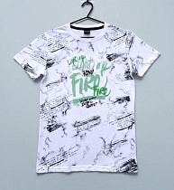 Футболка Dino DN374 white - делук