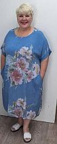 Платье Romeo Life RL388 l.blue - делук