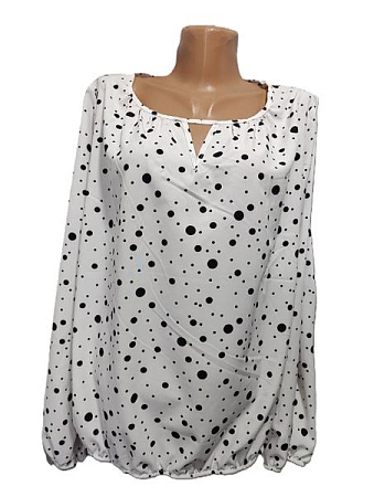 Блузка Bishoff 587 white-black - делук