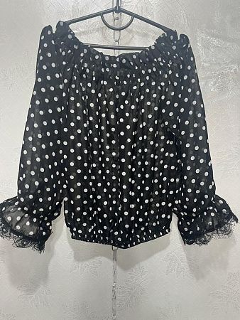 Блузка Moda School M128 black - делук