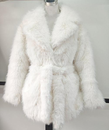 Шуба Modnulya 812 white - делук