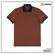 Футболка Samo M5387 brown - делук