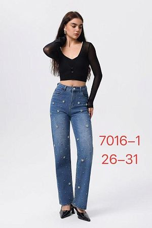 Джинсы Newjeans 7016-1 l.blue - делук