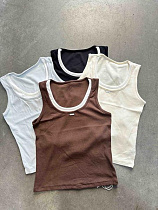 Майка Lora LR1559 brown - делук