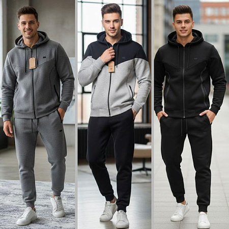 Костюм Спорт Moranny 5701 black - делук