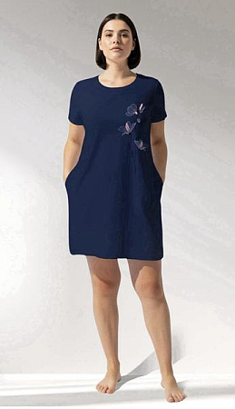 Ночнушка Trikotag T471 navy - делук