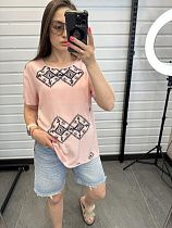 Футболка Jjf 993 peach - делук