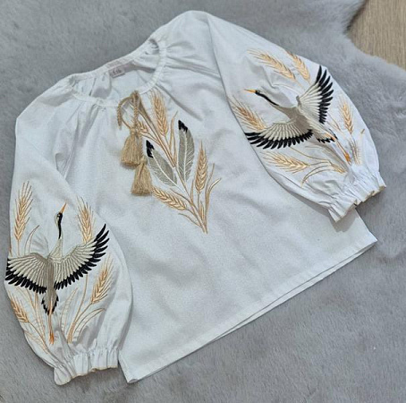 Вышиванка Limerense DD199 white - делук
