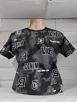 Футболка Panda 1826 black - делук