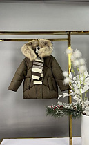 Куртка Delfinka 1813 khaki - делук