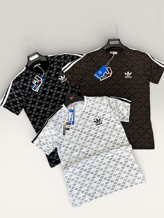 Футболка F.T.H F937 black - делук