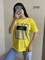 Футболка Fsn 2751 yellow - делук