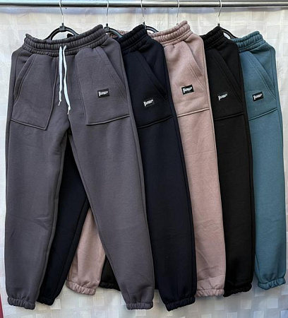 Штаны Спорт Shon S1583 black - делук