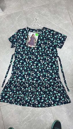 Платье Brilliant 534-1 navy-green - делук