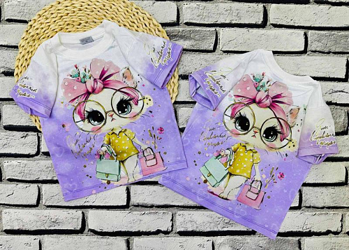 Футболка Dino DN463 purple - делук