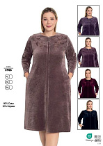 Халат Cotpark 3906 wine - делук