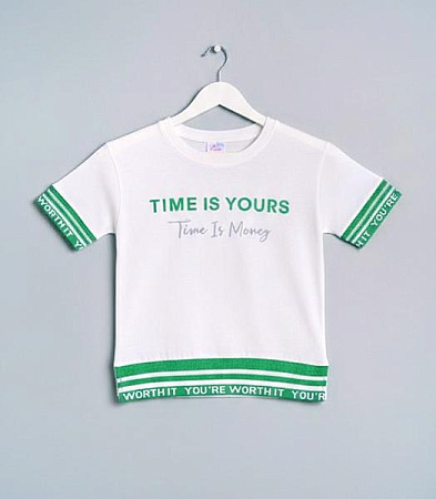 Футболка Dino DN404 white - делук