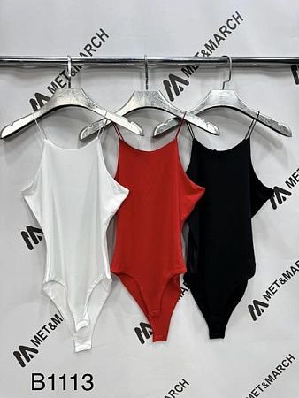 Боди Met&March 1113 white - делук