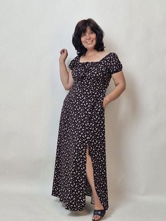Платье Liart 950 black-pink - делук