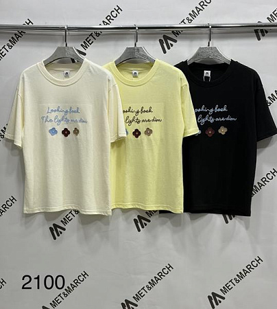 Футболка Met&March 2100 l.beige - делук