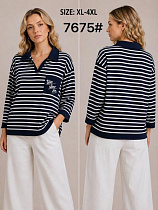 Свитер Kaffir Lily 7675 navy - делук