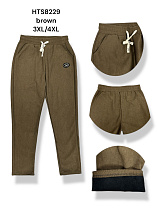 Штаны 8229 brown - делук