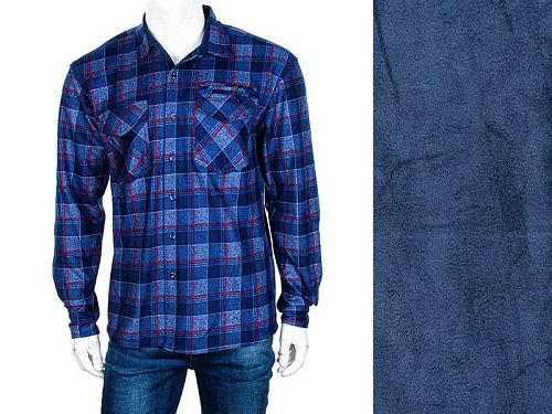 Рубашка Logaster A640 navy-red - делук