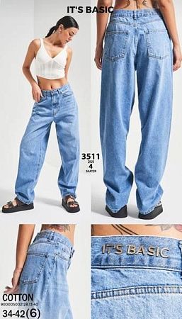 Джинсы Jeans Style 3511-4 l.blue - делук