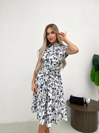 Платье Arina 2444 white - делук