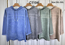 Свитер Modnulya C119 l.blue - делук